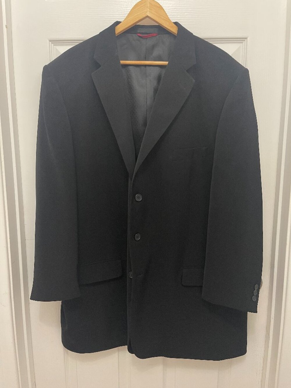 Midtown Man Black Suit Jacket Separates Blazer Size 50L